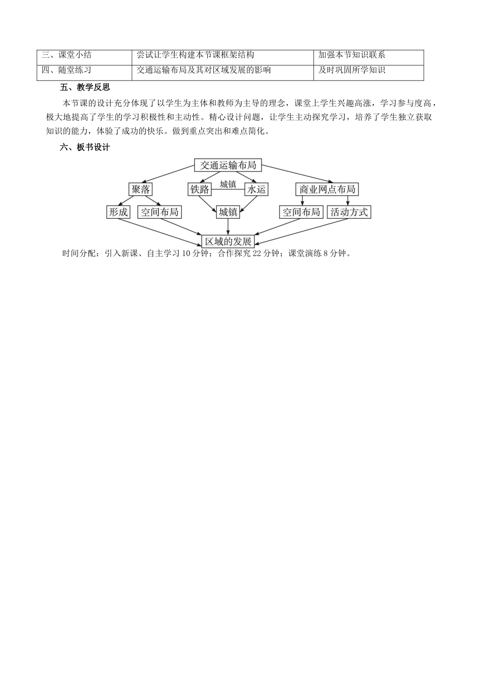 高中地理 3.4《交通运输布局及其对区域发展的影响》说课稿 湘教版-湘教版高一全册地理教案_第3页