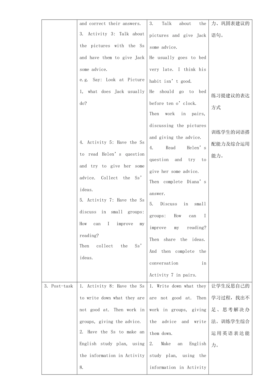 学年八年级英语上册 Module 1 How to learn English Unit 3 Language in use教案 （新版）外研版-（新版）外研版初中八年级上册英语教案_第2页