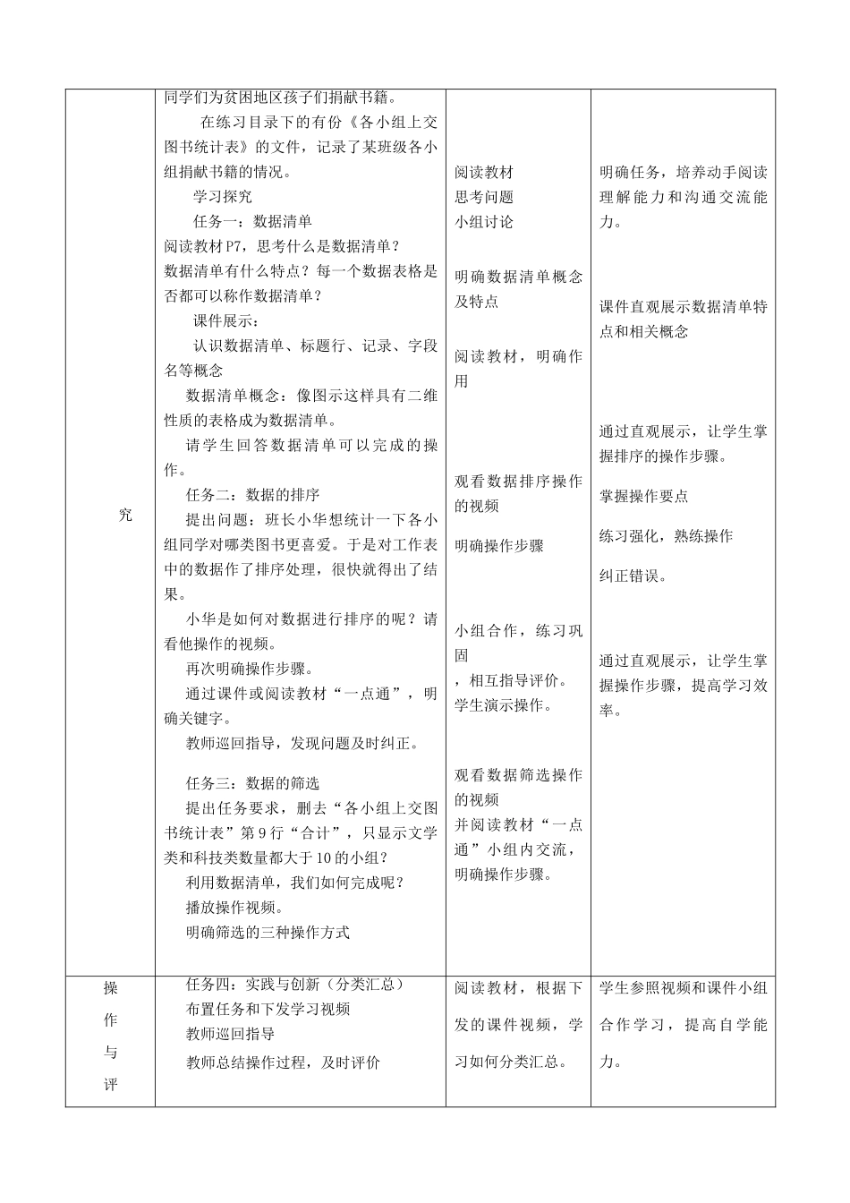 七年级信息技术下册 第2课数据分析教学设计 青岛版_第2页