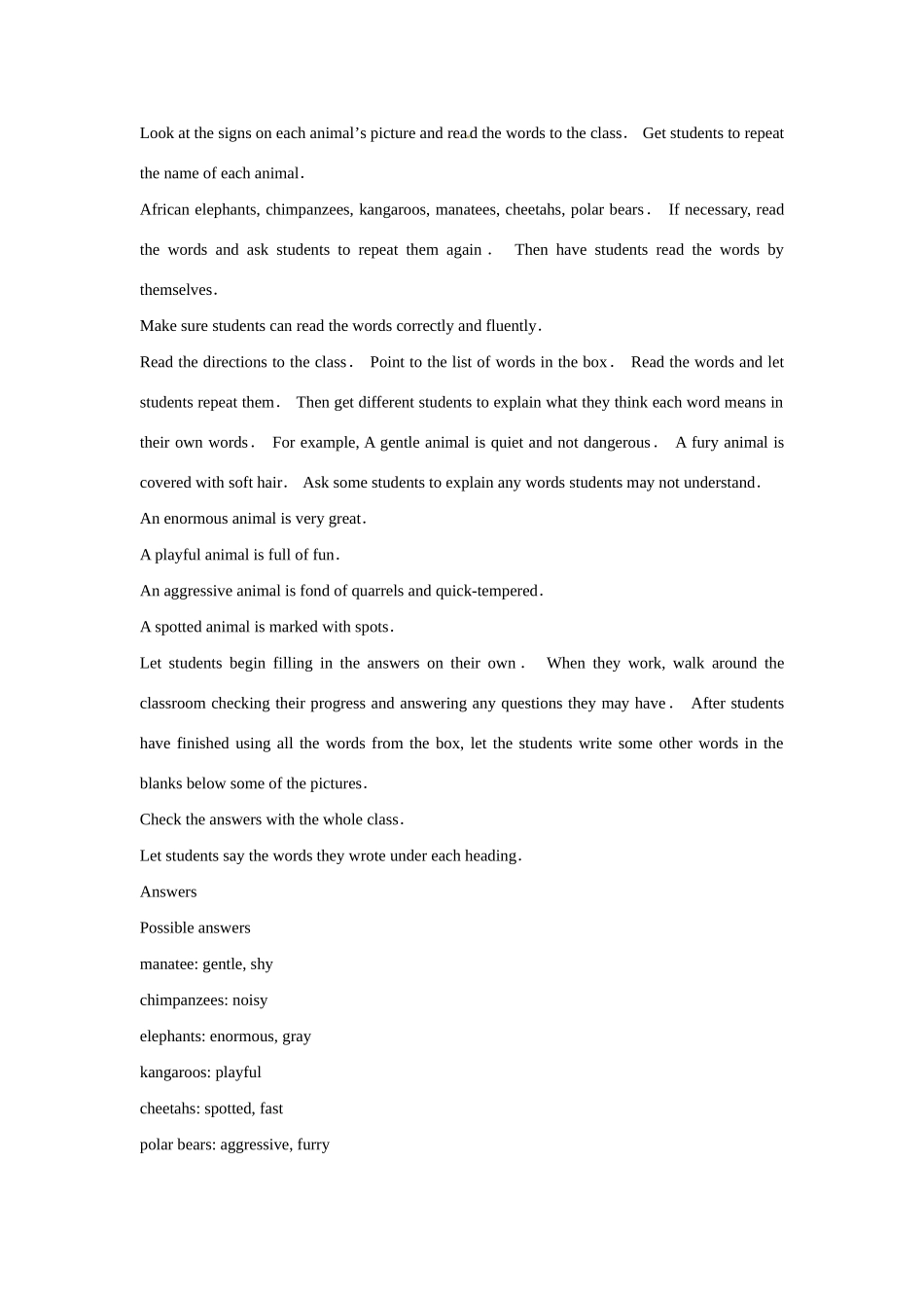 九年级英语：Unit 3 We’re trying to save the manatees（教案5）鲁教版_第3页