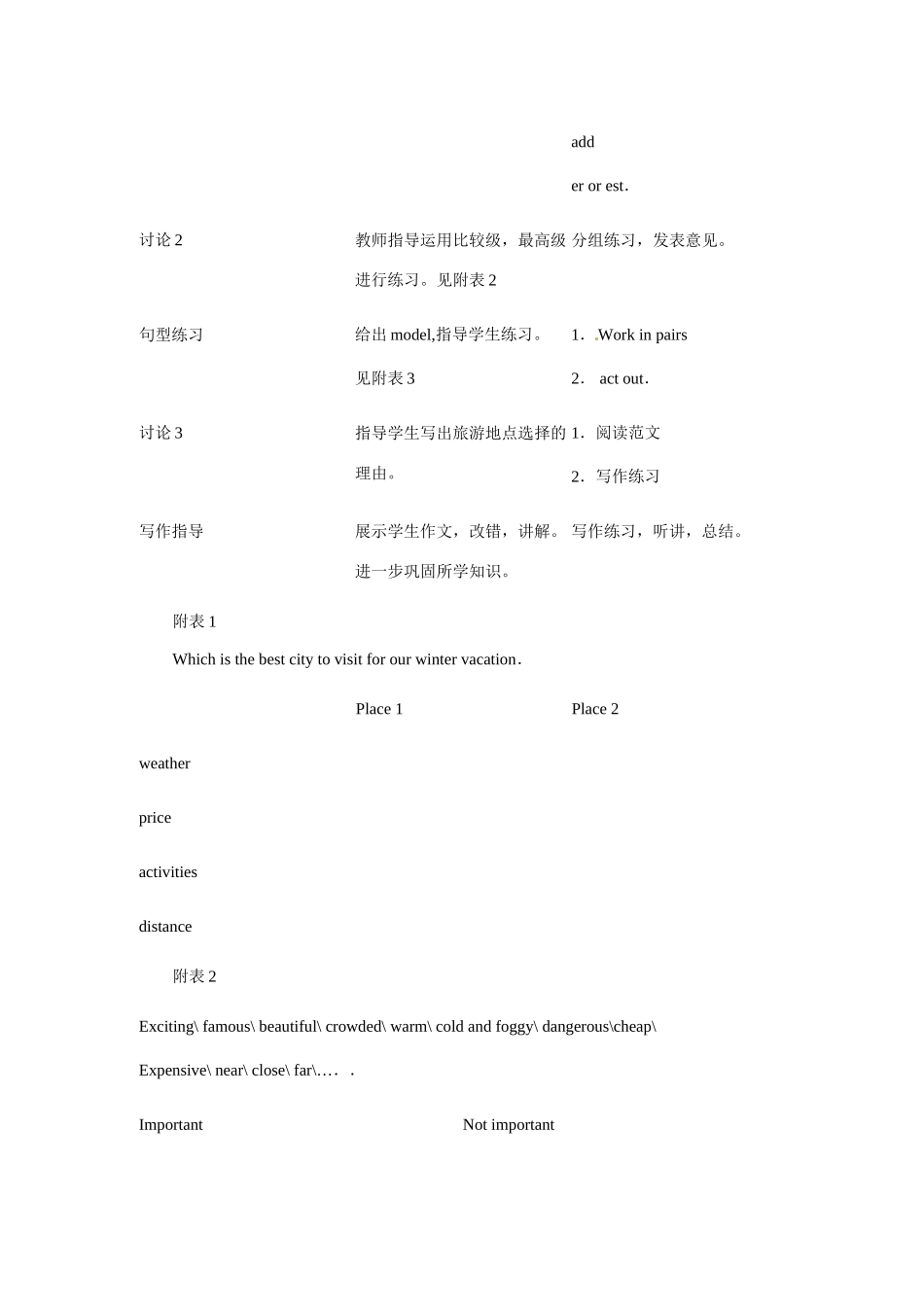 七年级英语下册：Unit 9 What’s the best radio station？（教案2）鲁教版_第3页