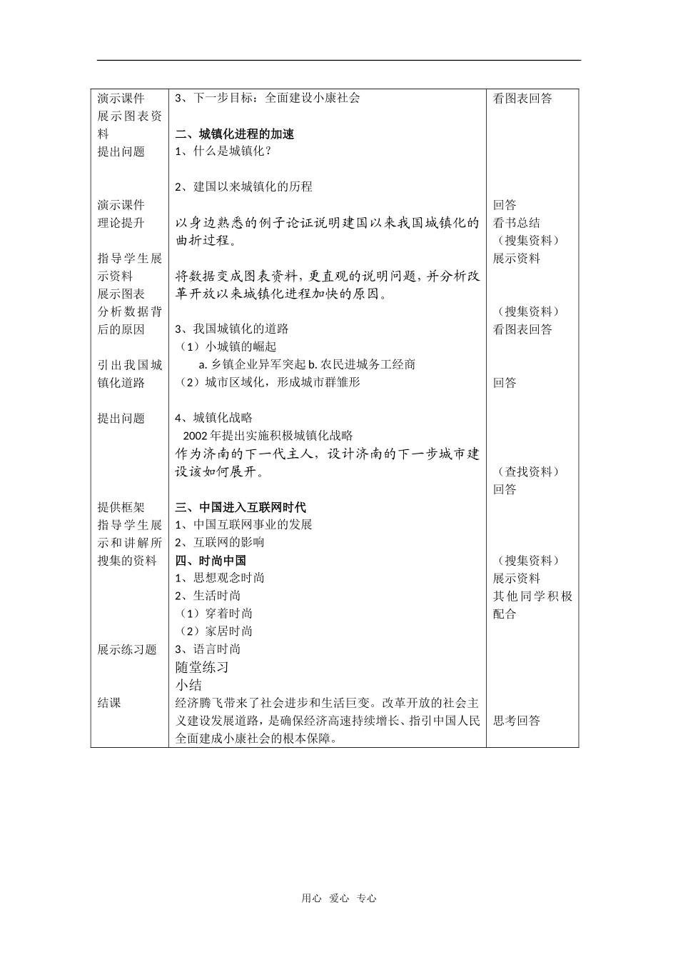 高中历史：第21课《经济腾飞与生活巨变》教案全集岳麓版必修2_第2页