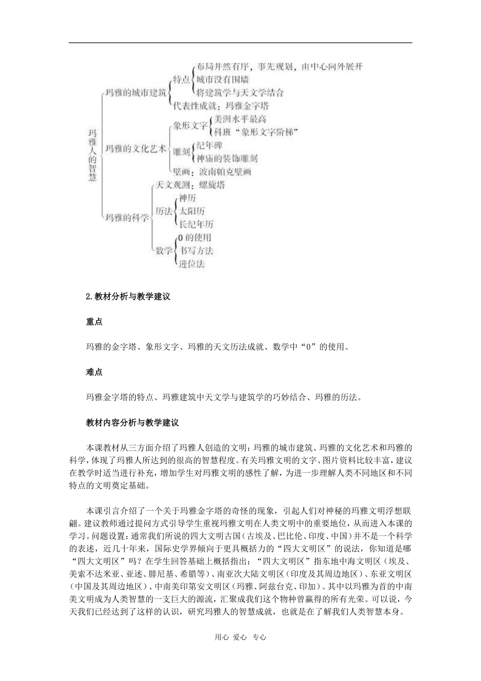 高中历史：6.3《玛雅人的智慧》教案（新人教版选修5）_第2页