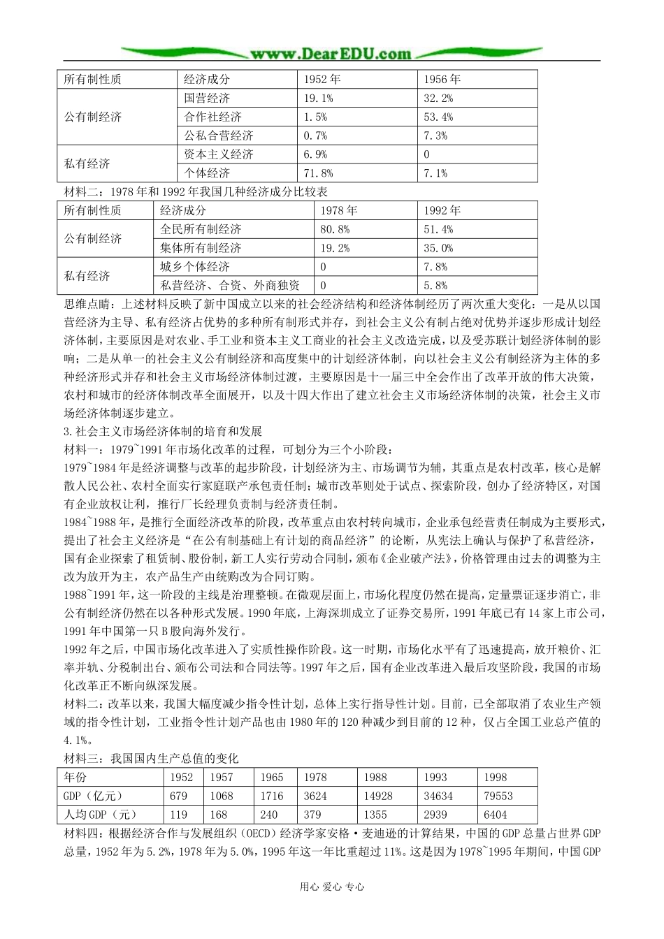 高中历史走向社会主义现代化建设新阶段 备课资源 人民版 必修2_第2页