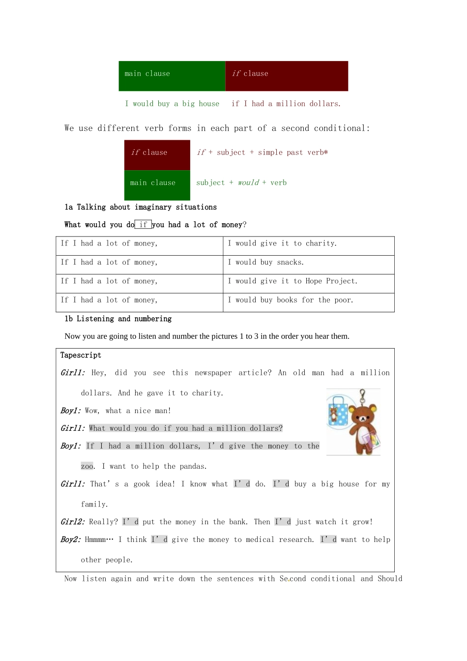 九年级英语全册 Unit 4 What would you do教案2 人教新目标版-人教新目标版初中九年级全册英语教案_第2页