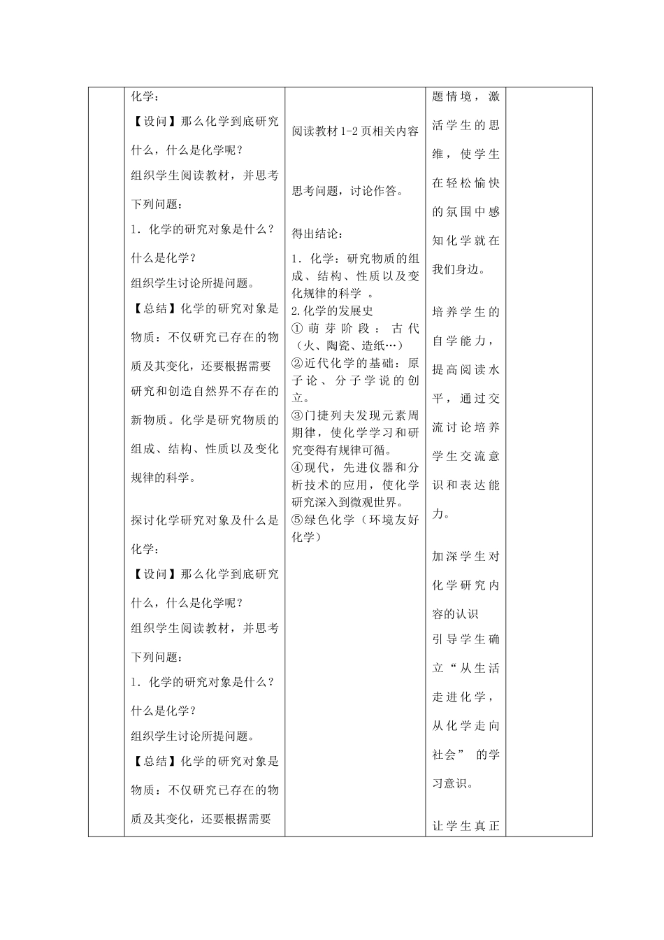 九年级科学上册 绪言化学使世界变得更加绚丽多彩教案 人教新课标版_第3页