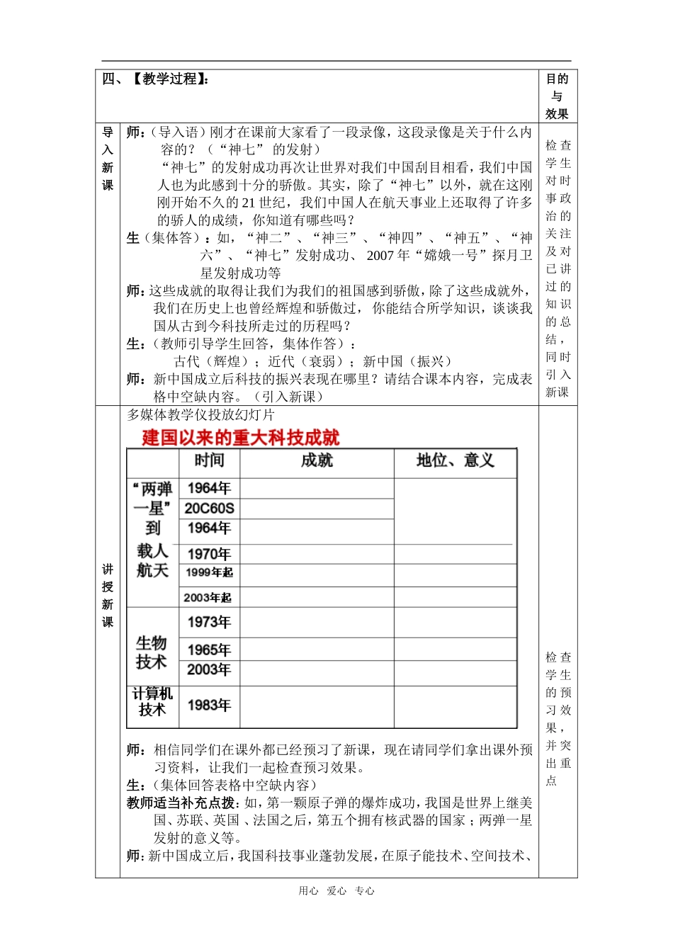 高中历史第19课　建国以来的重大科技成就 4人教版必修3_第2页