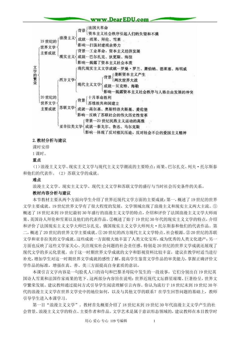 高中历史文学的繁荣教案 新课标 人教版 必修3_第2页