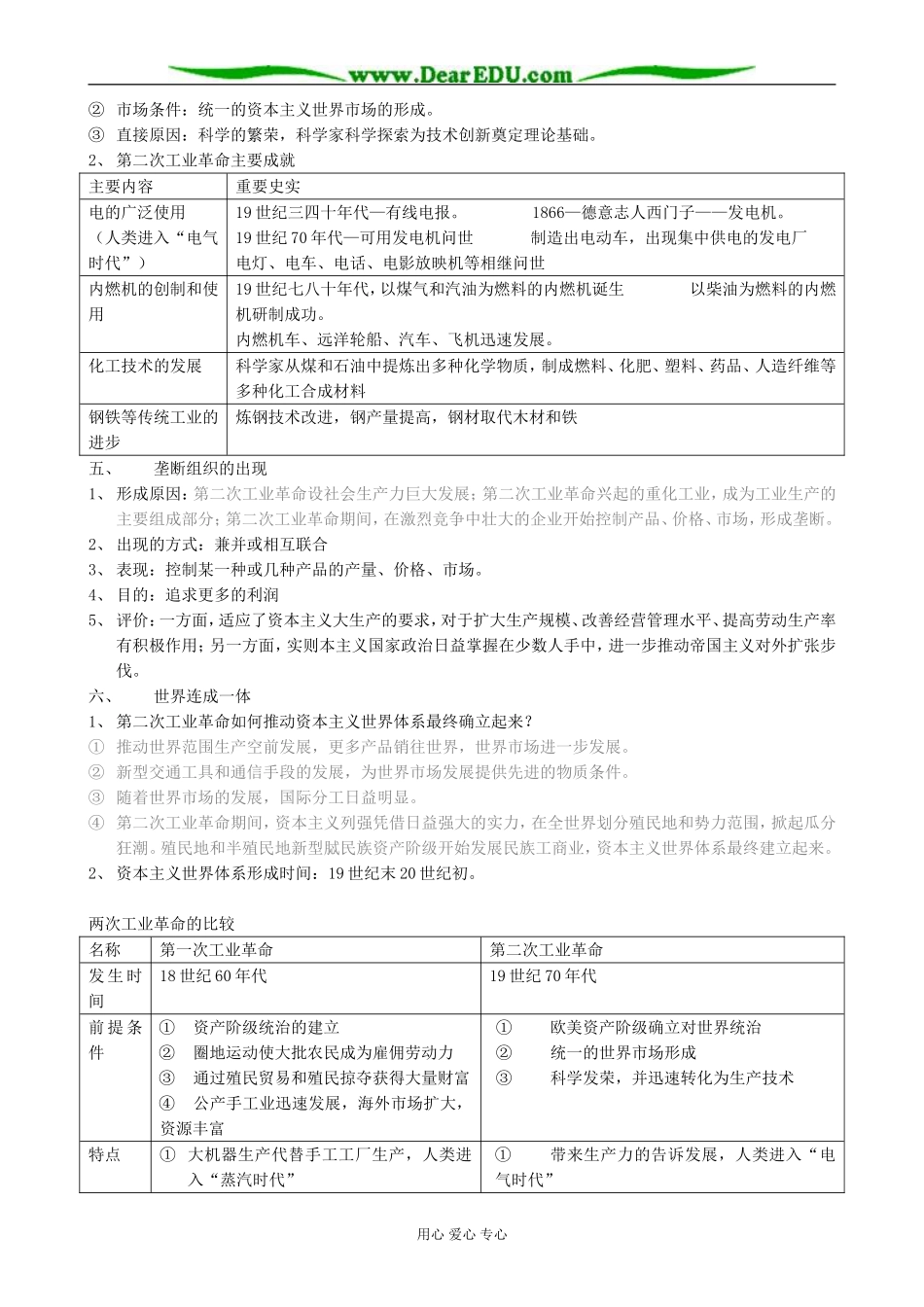 高中历史工业革命教案 新课标 人教版 必修2_第2页