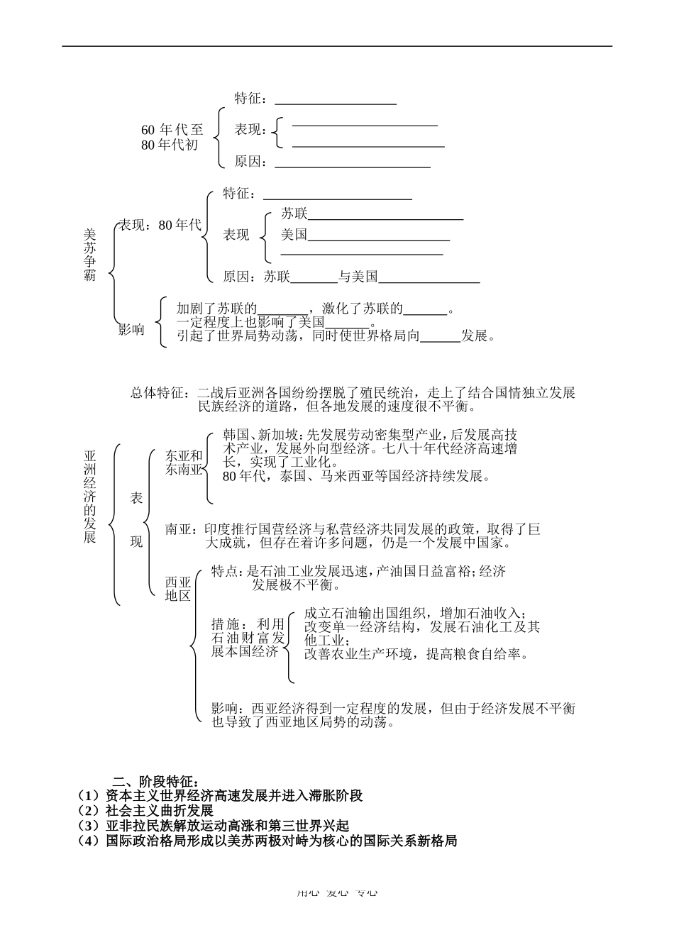 高中历史两极格局下的世界人教版选修三_第3页