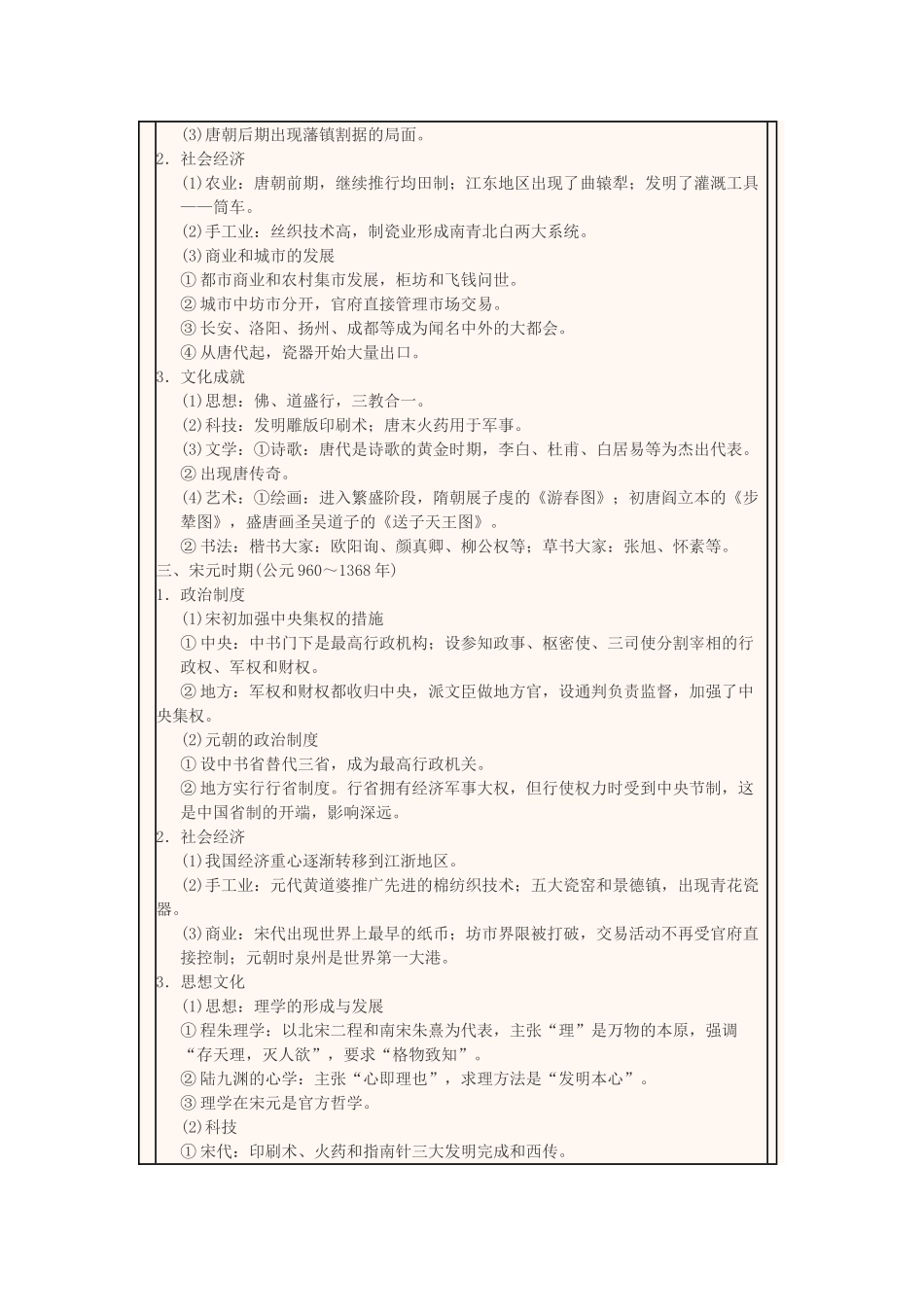 高中历史下学期第六周 魏晋南北朝教学设计-人教版高中全册历史教案_第2页