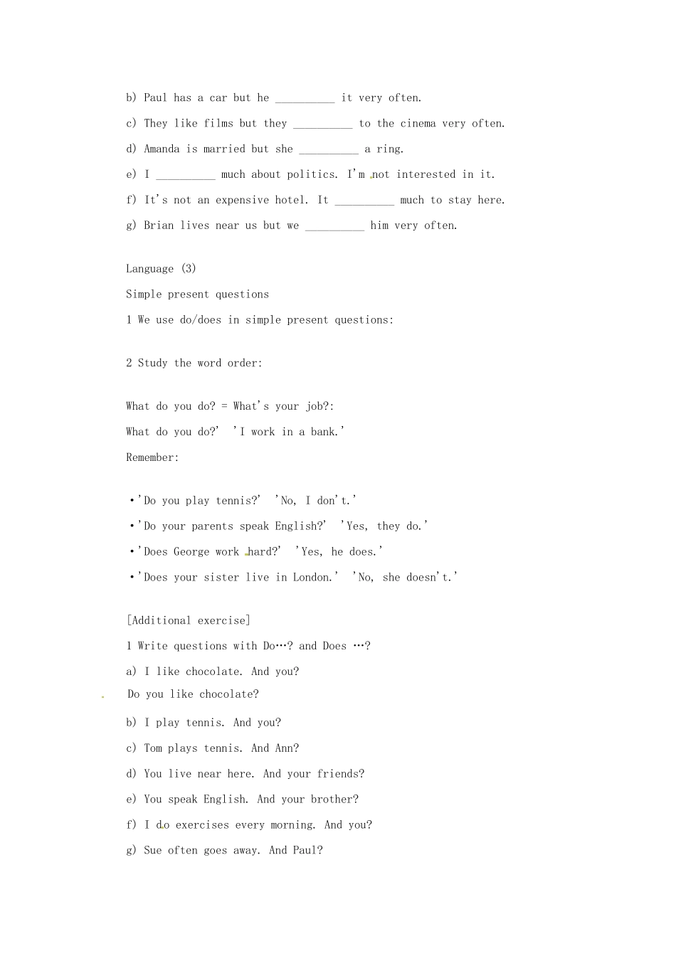 八年级英语上册 Chapter 2 A day in the life of…whiz-kid Wendy Period Four教案 上海牛津版_第3页