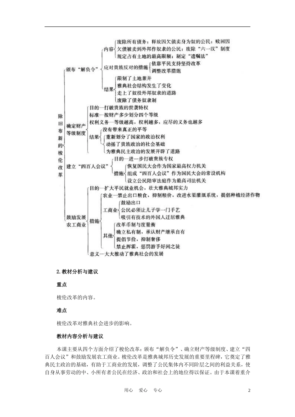 高中历史《除旧布新的梭伦改革》教案6 新人教版选修1_第2页