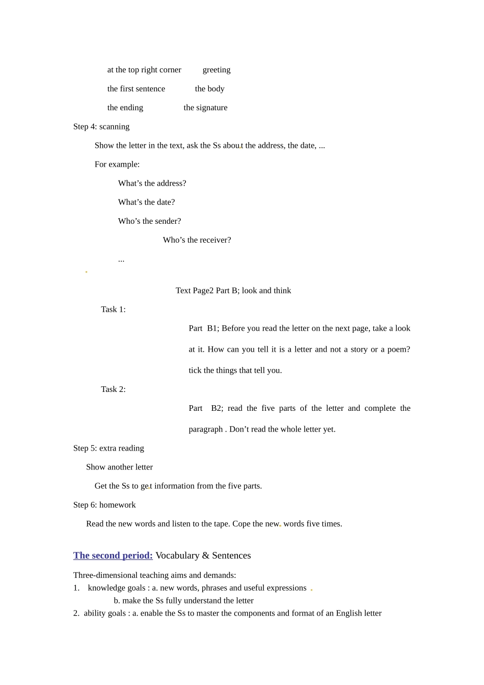 七年级英语上册 Chapter 1 Making friends教案 牛津深圳版_第3页