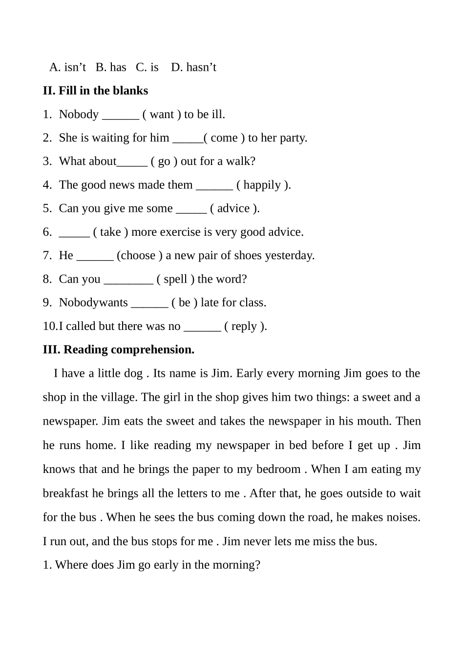 八年级英语上册Unit5 My future Lesson 35 1冀教版_第3页