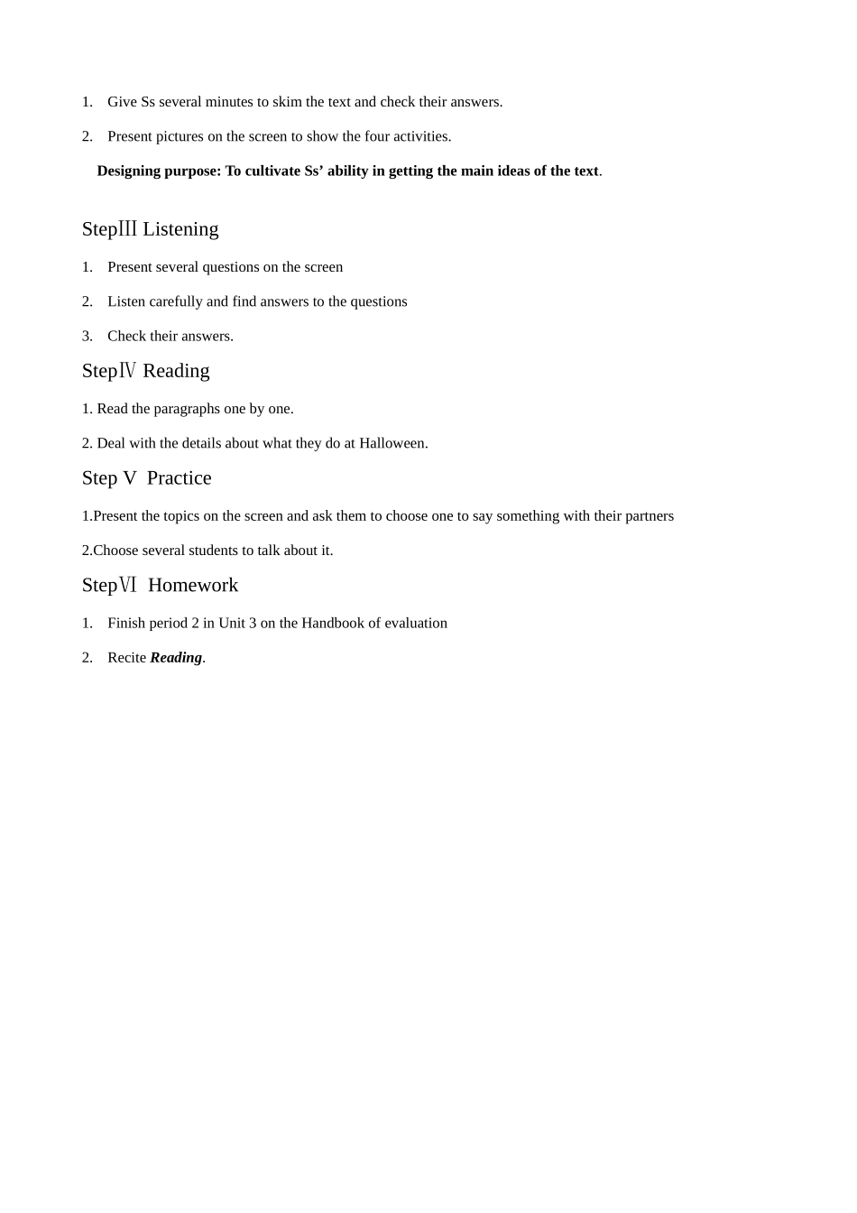 七年级英语Let’s celebrate教案(2)牛津版_第2页