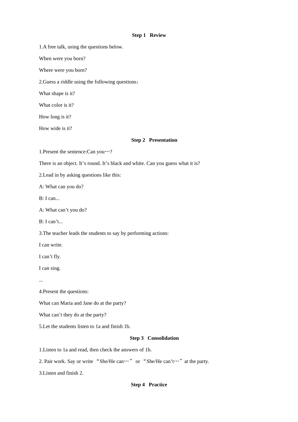 七年级英语Unit7Topic2教学设计仁爱版_第3页