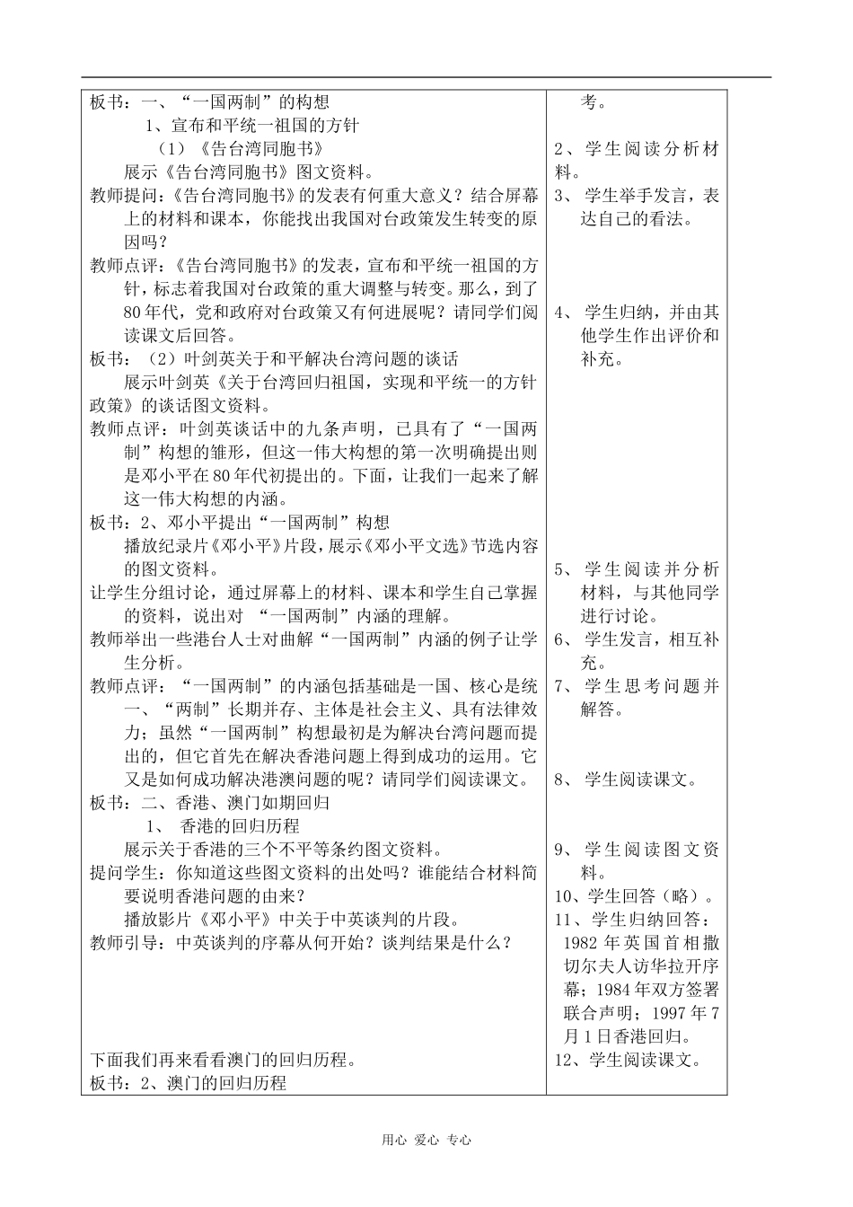 高中历史“一国两制”的伟大构想及实践(3)人民版必修一_第2页