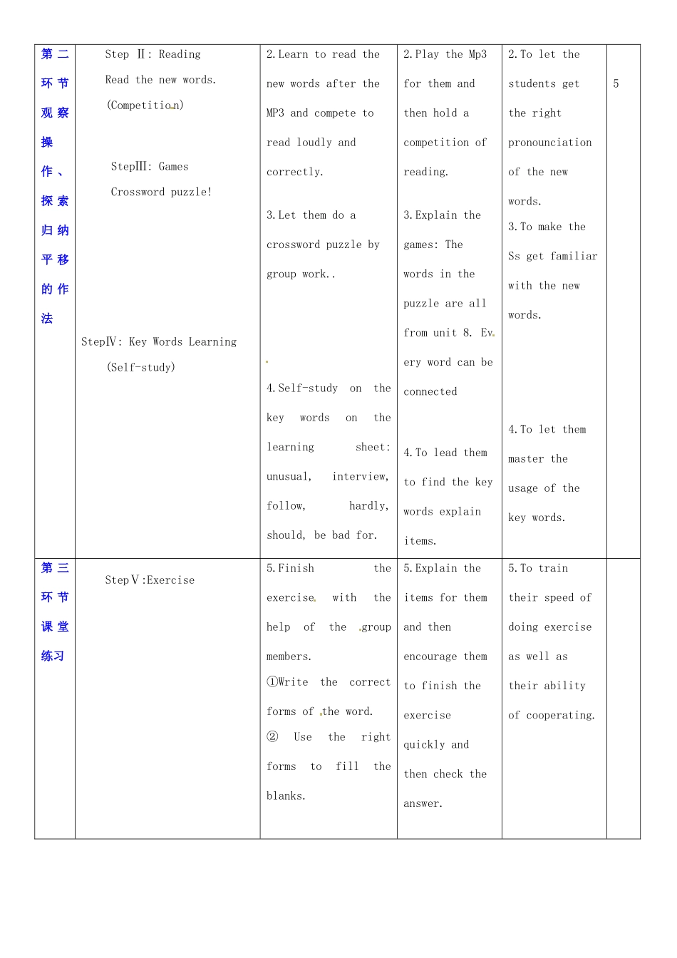 七年级英语上册 Unit 8 Collecting things教案1 （新版）牛津深圳版-牛津深圳版初中七年级上册英语教案_第2页