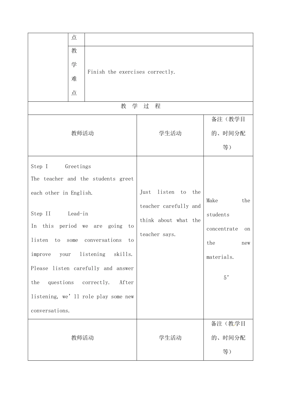 吉林省四平市第十七中学九年级英语全册《Unit 7 Where would you like to visit》（第7课时）教案 人教新目标版_第2页