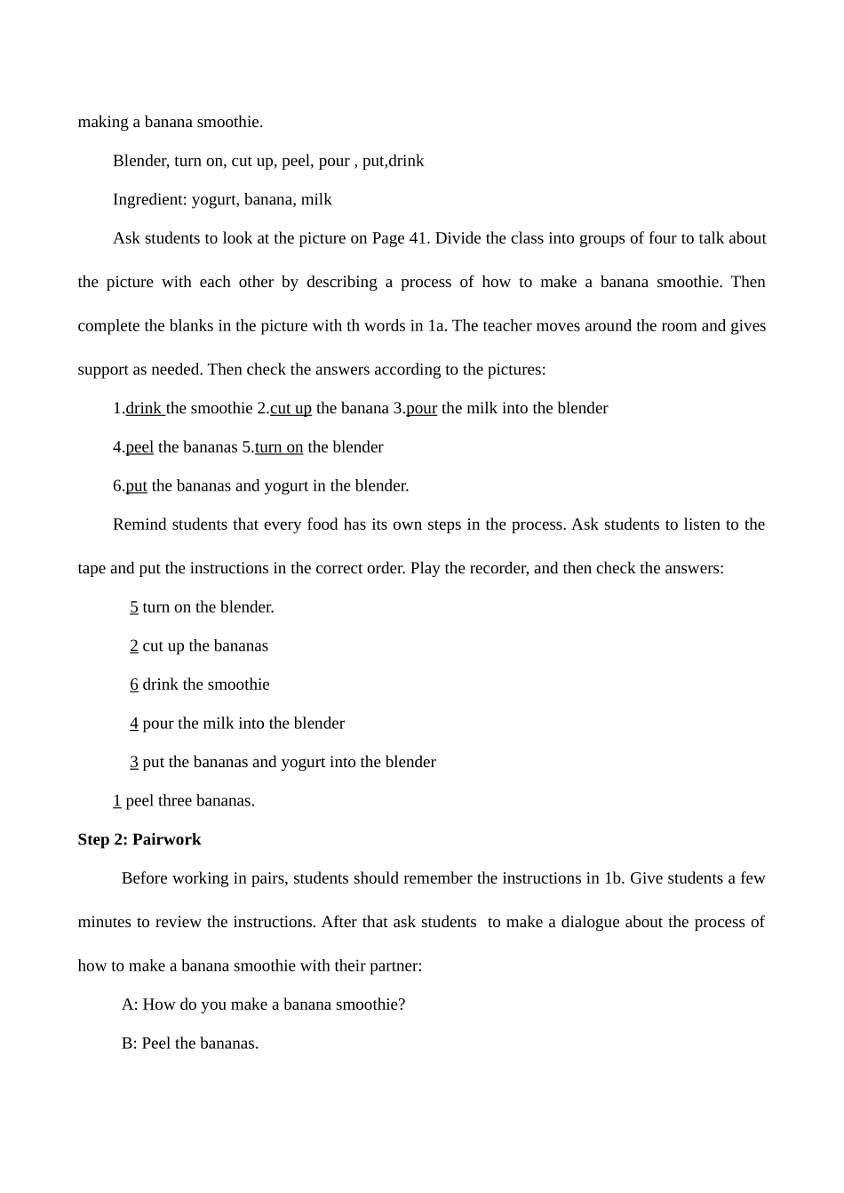 八年级英语Unit 7 How do you make a banana smoothie？新人教版_第3页