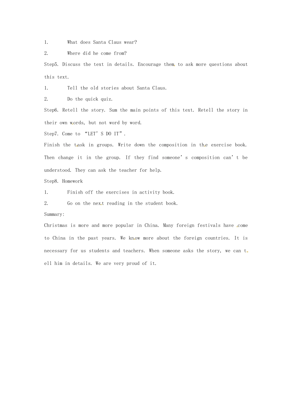 九年级英语下册 Unit 6 Accidents Lesson 46教案 冀教版_第2页