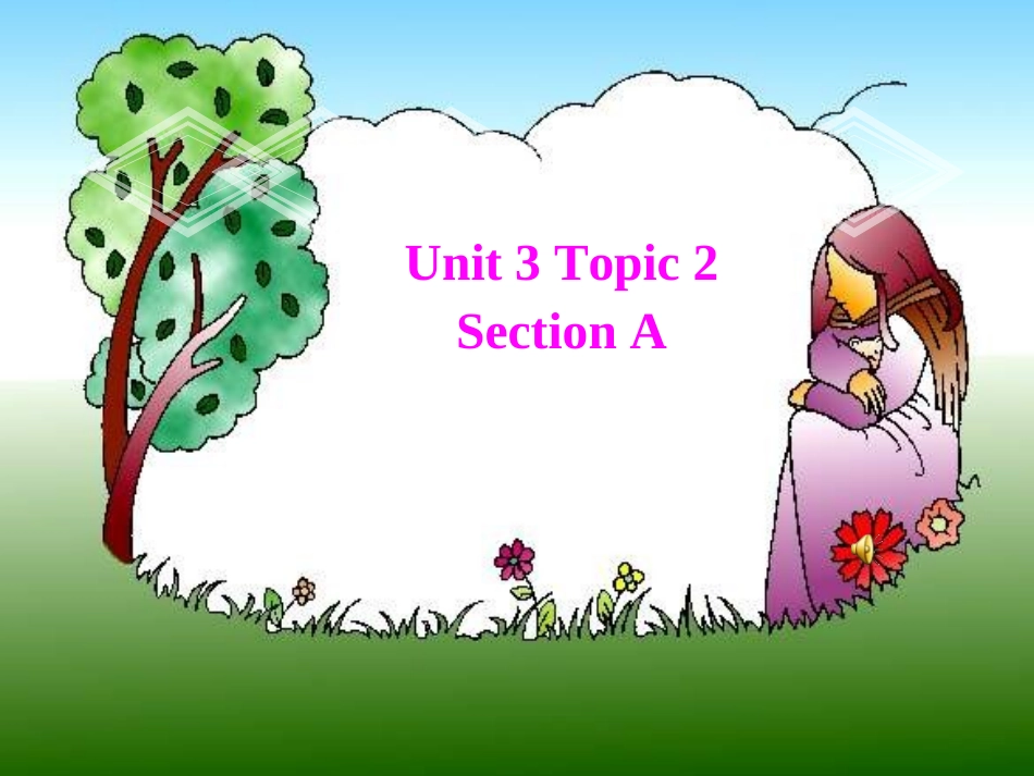 九年级英语上Unit3Topic2SectionA_第1页