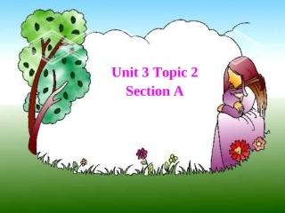 九年级英语上Unit3Topic2SectionA