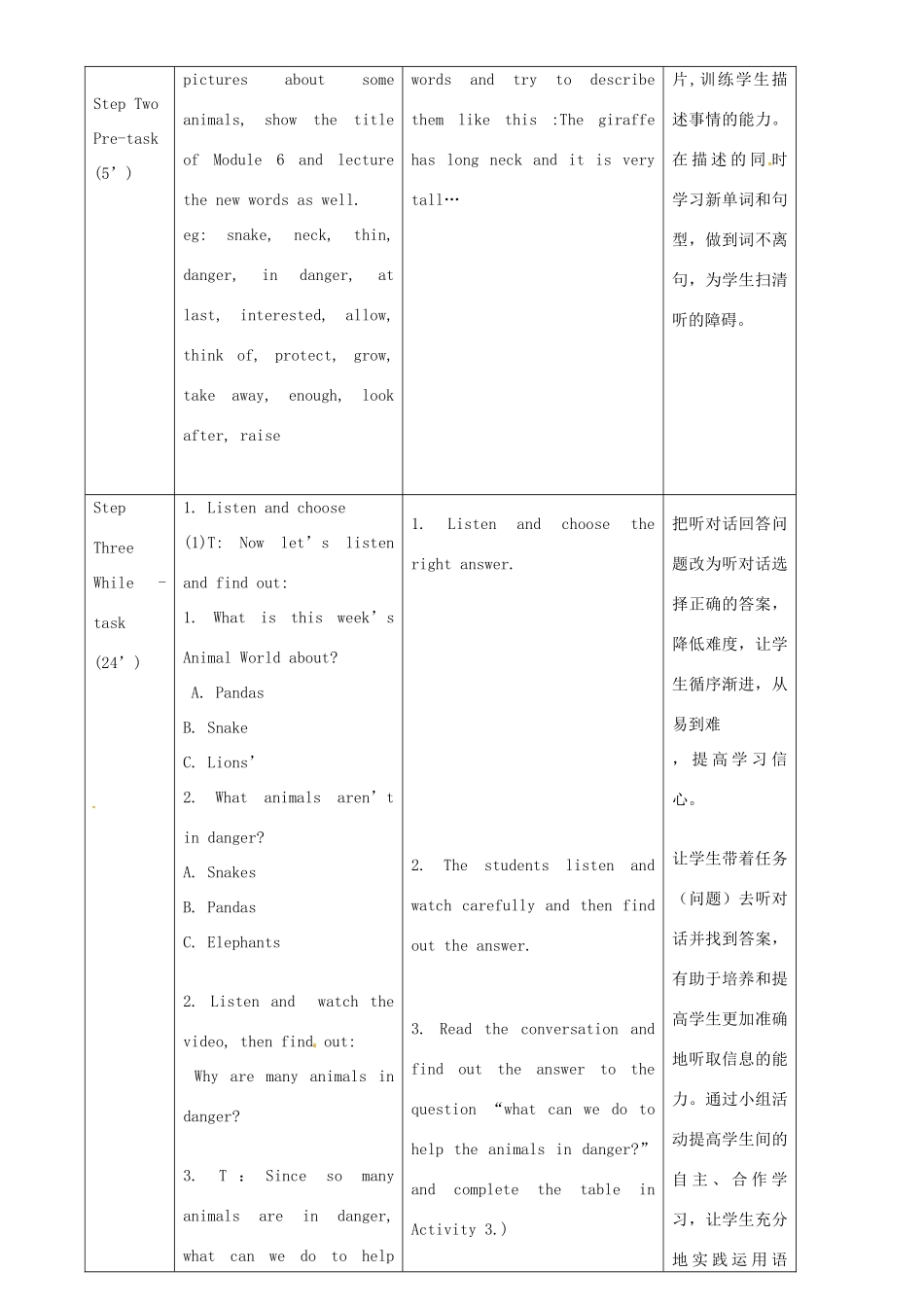 八年级英语上册 Module 6 Unit 1 It allows people to get closer to them教案 （新版）外研版-（新版）外研版初中八年级上册英语教案_第2页