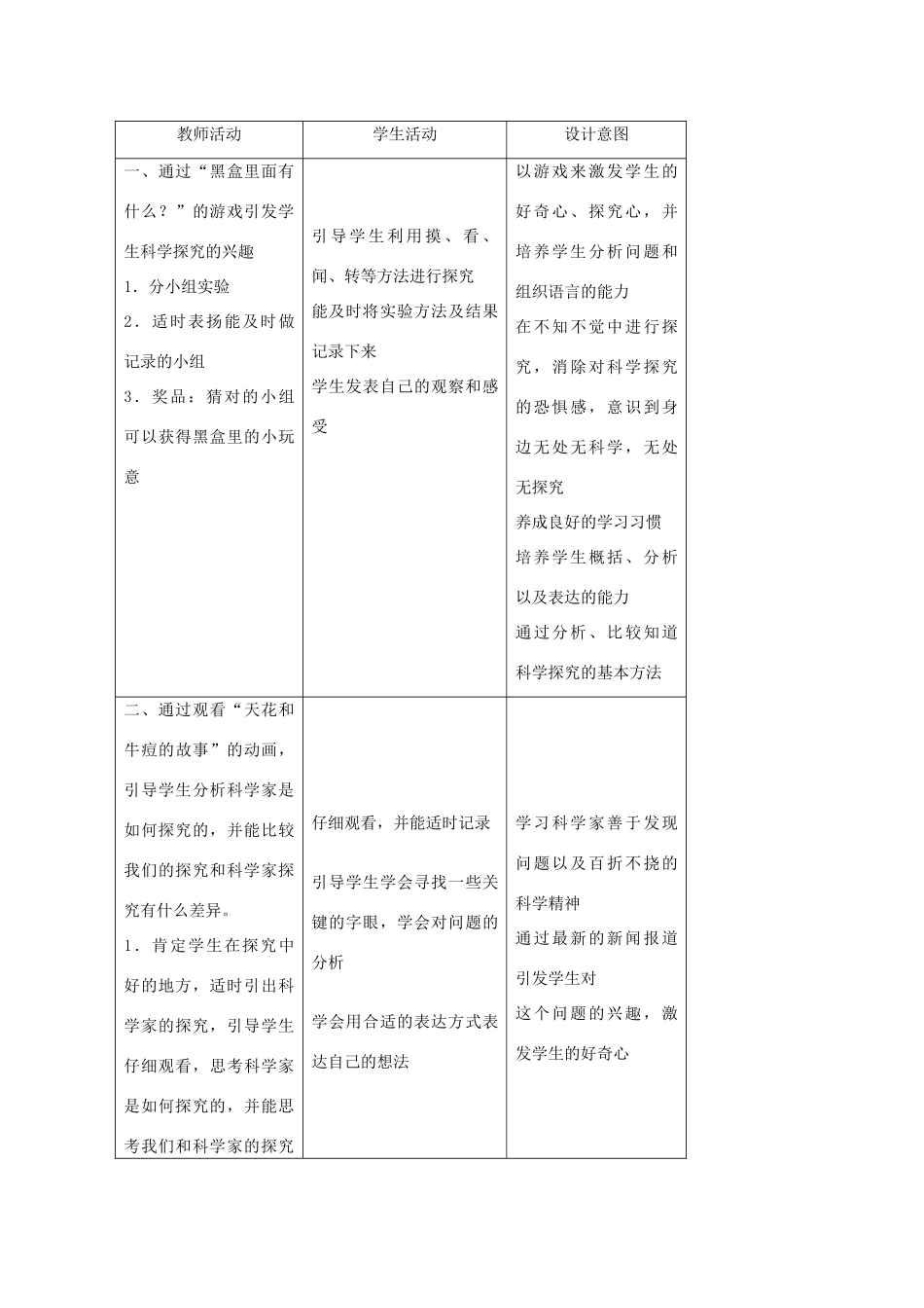 七年级科学上册《科学探究》教案9 浙教版_第2页