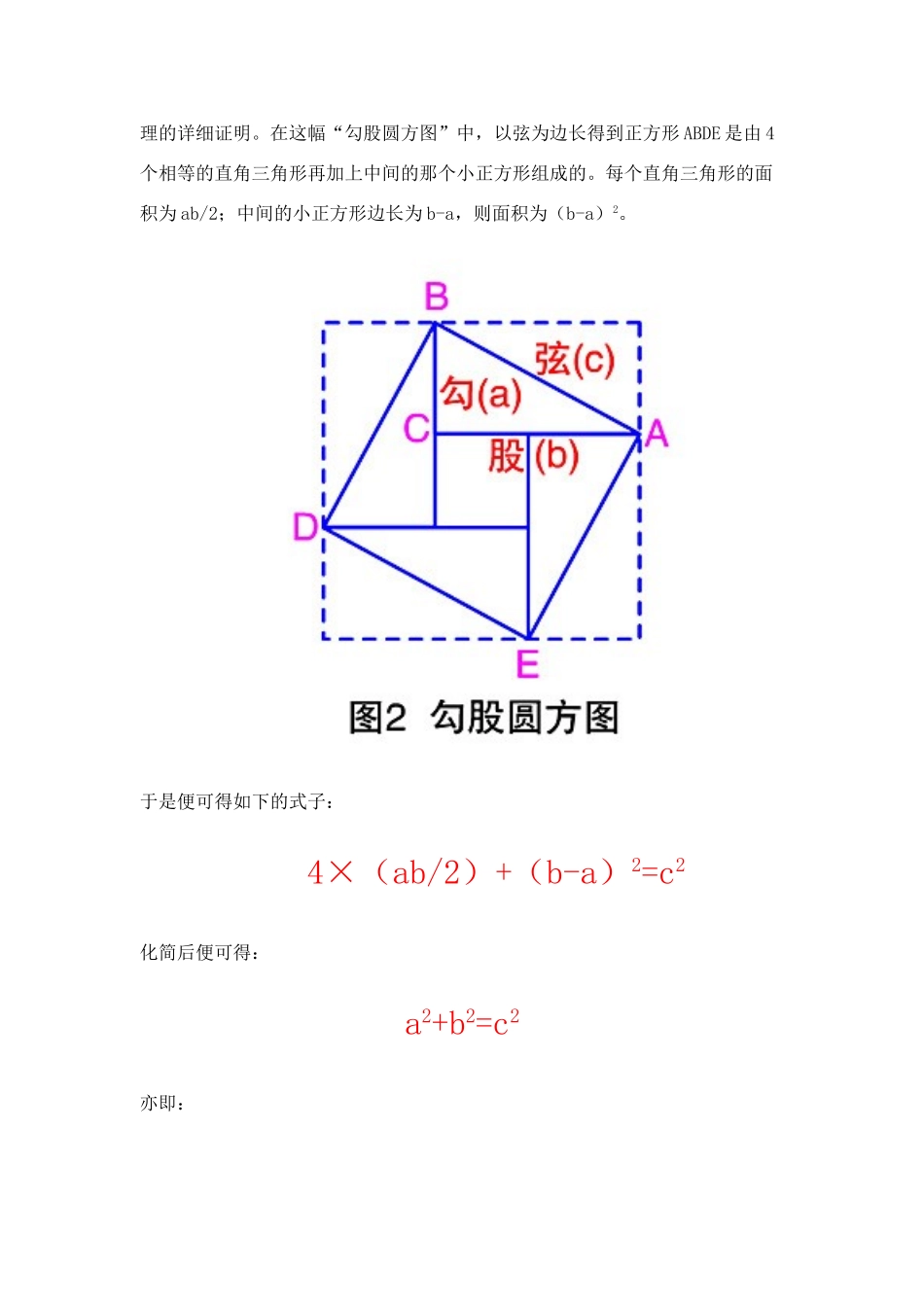 勾股定理的发现和证明_第3页