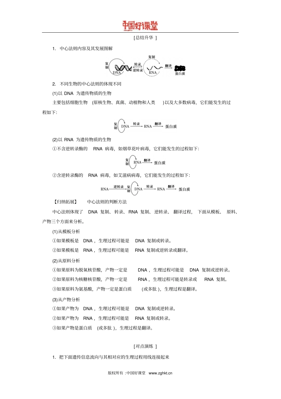 2016新课标创新人教生物必修2第2节基因对性状的控制_第3页