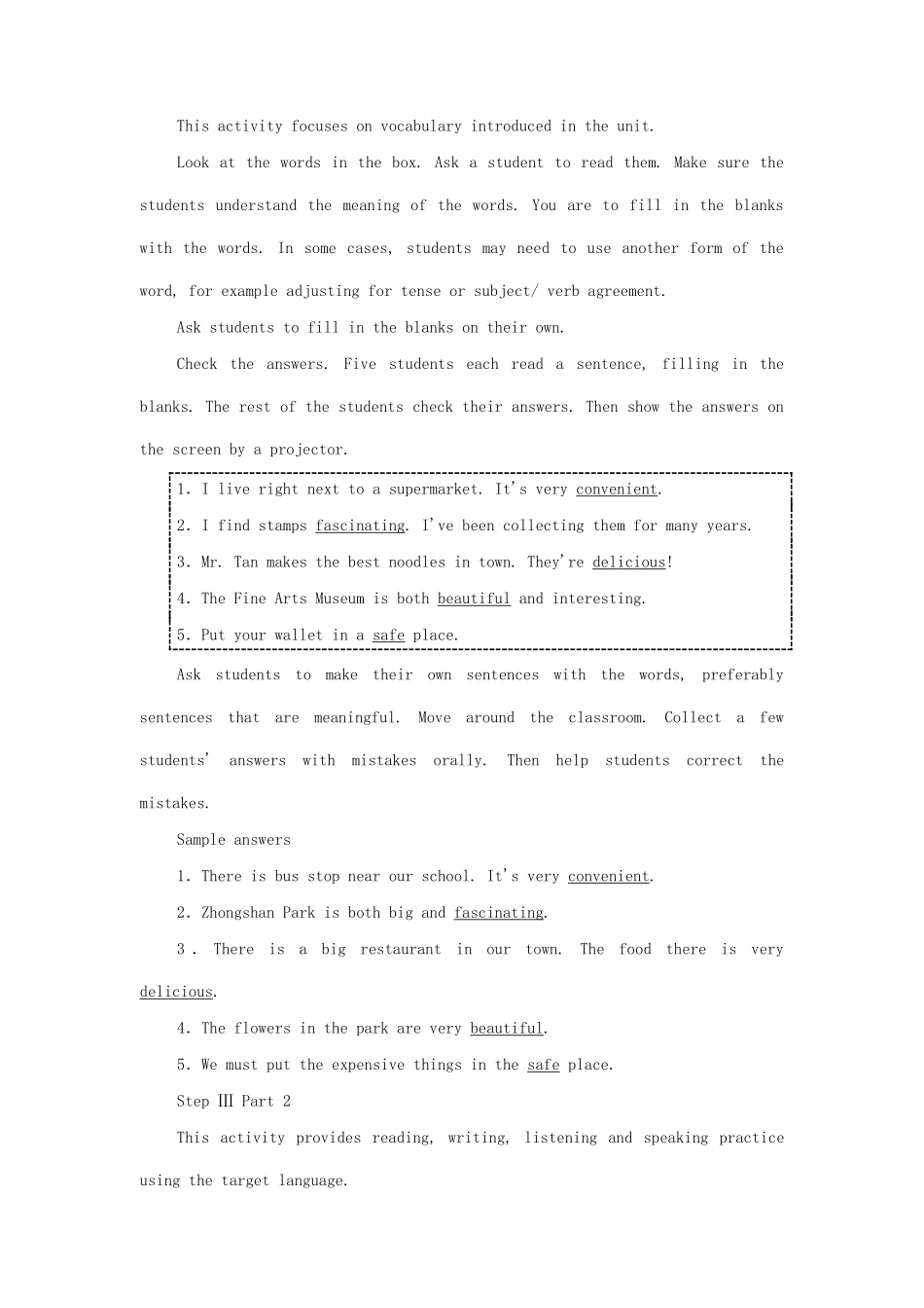 九年级英语全册 Unit 11 Could you please tell me where the restrooms are？The Sixth Period教案 人教新目标版_第2页