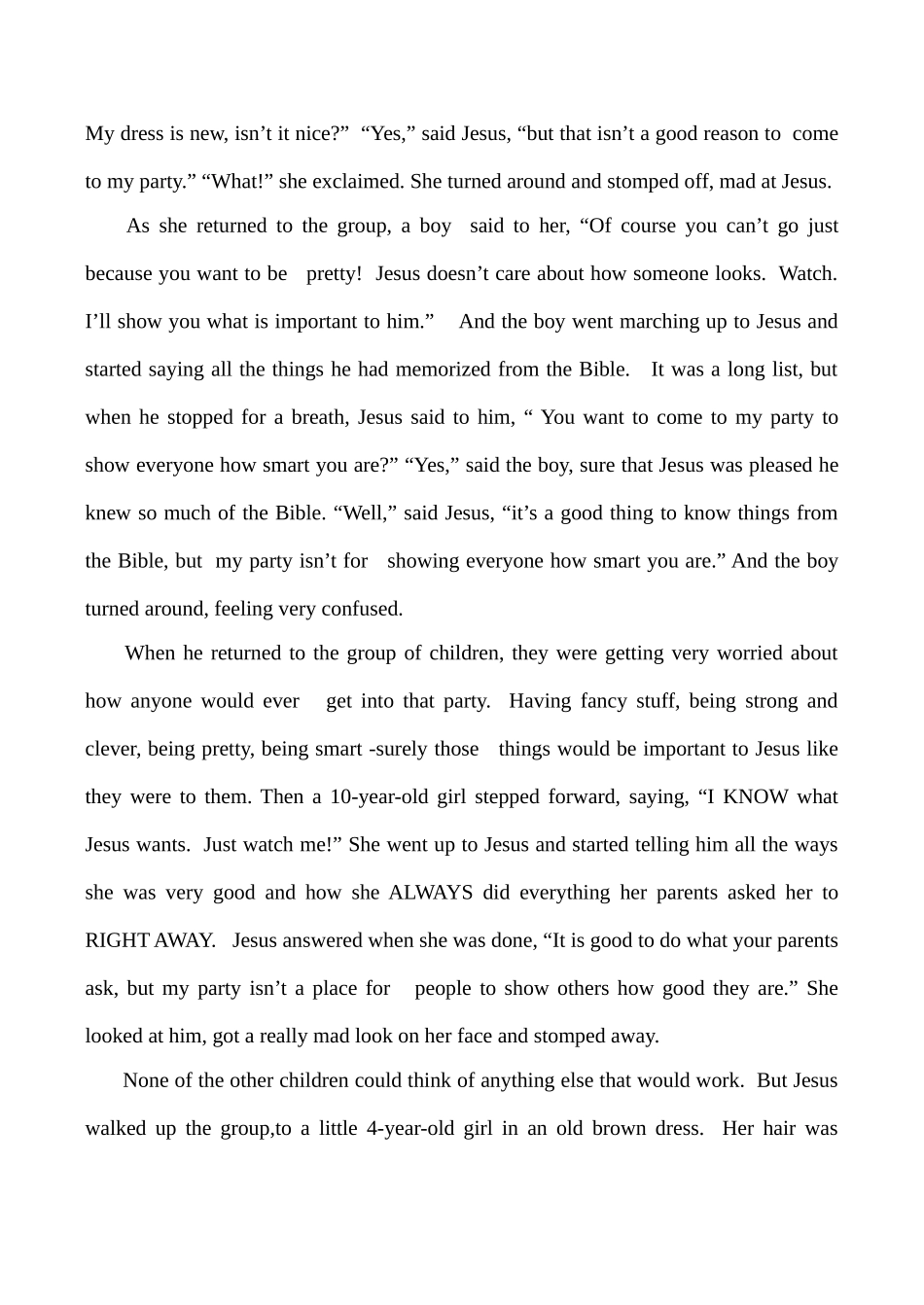 八年级英语Unit5 Can you come to my party文章 A CHILDREN’S STORY新人教版_第2页