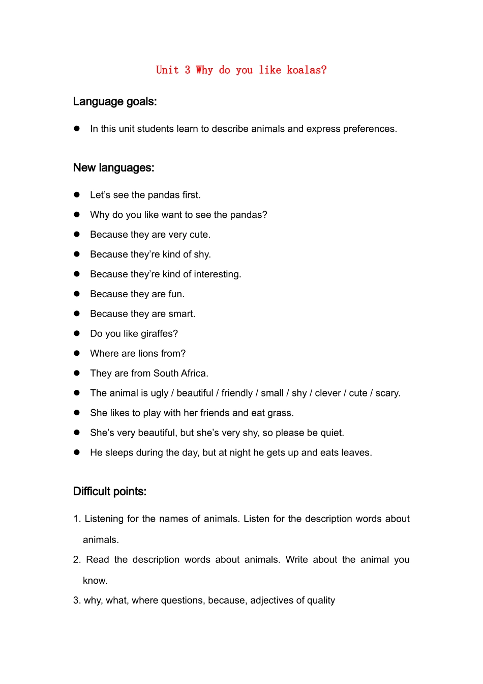 七年级英语 Unit 3  教案人教新课标版 _第1页