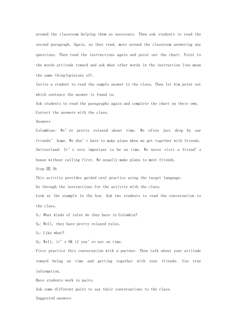 九年级英语全册 Unit 12 You’re supposed to shake hands The 3rd Period示范教案 人教新目标版_第3页