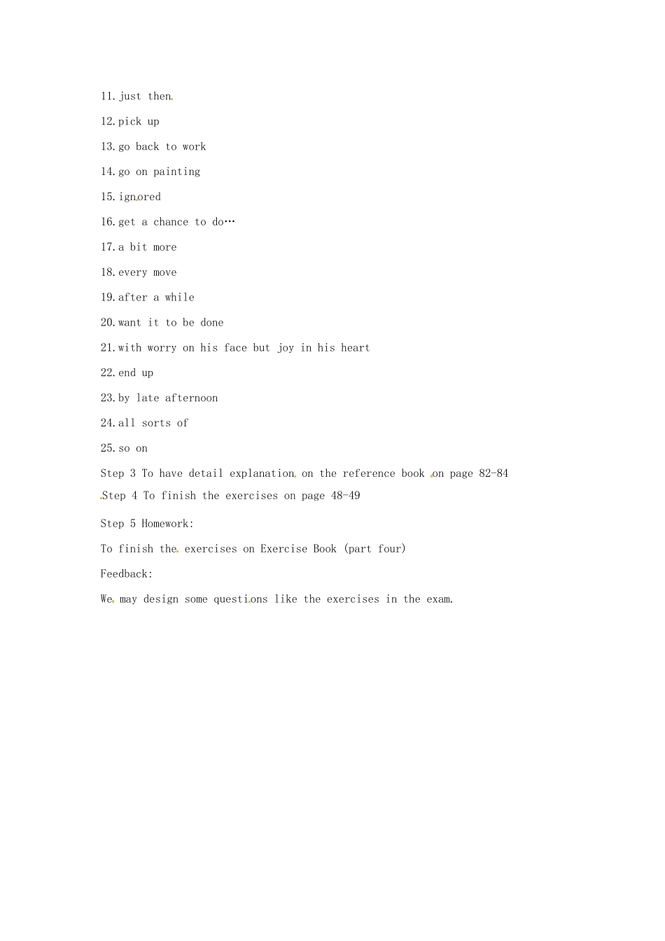 九年级英语下册 Chapter 4 Tom Sawyer paints the fence教案3 牛津沈阳版-牛津沈阳版初中九年级下册英语教案_第2页