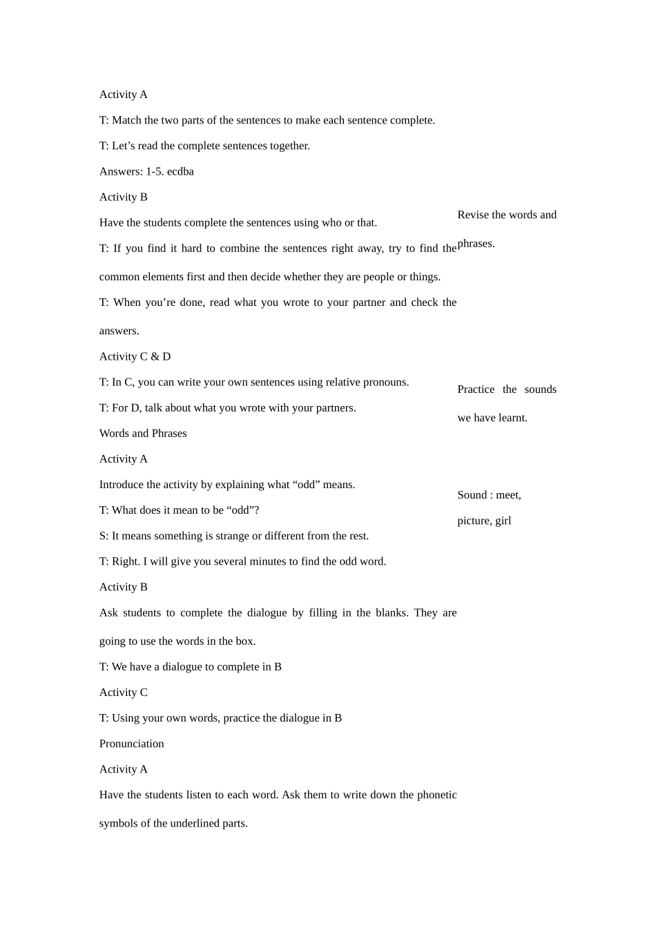 七年级英语下：Unit 1 E-pals lesson 3教案教科版_第2页