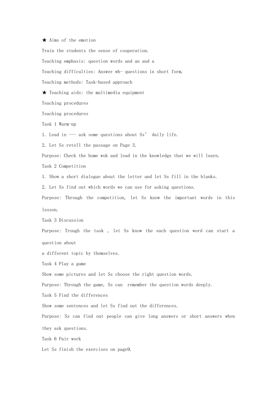 八年级英语上：Chapter 1 Language教案沈阳牛津版_第2页