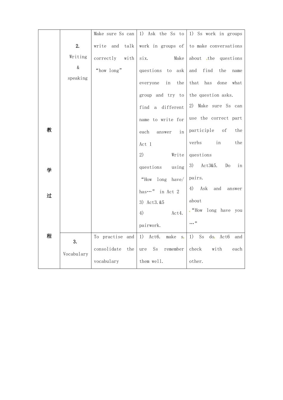 天津市武清区杨村第五中学八年级英语上册《Module 4 Education Unit 3 Language in use》教案 外研版_第2页