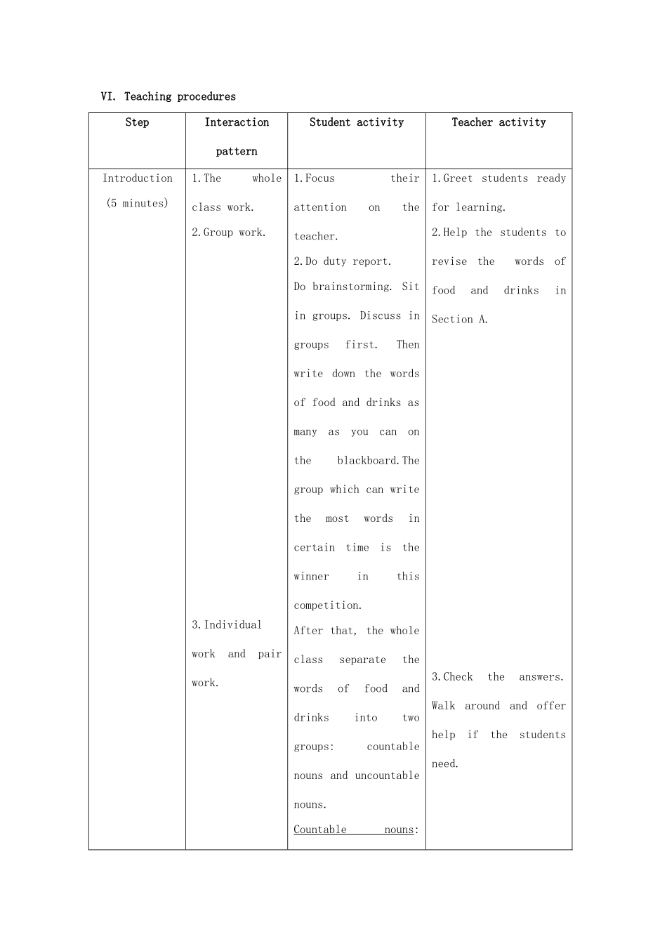 七年级英语上册 Unit 3 Getting together Topic 3 What would you like to drink Section B教案 （新版）仁爱版_第3页