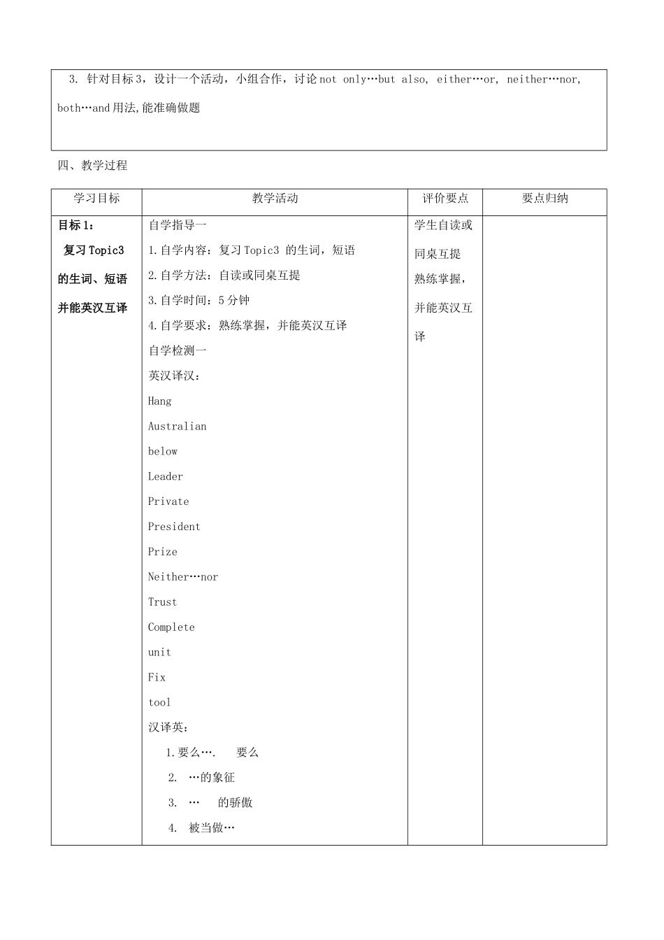 九年级英语下册 Unit 5 China and the World Topic 3 Now it is a symbol of England复习教案 （新版）仁爱版-（新版）仁爱版初中九年级下册英语教案_第2页