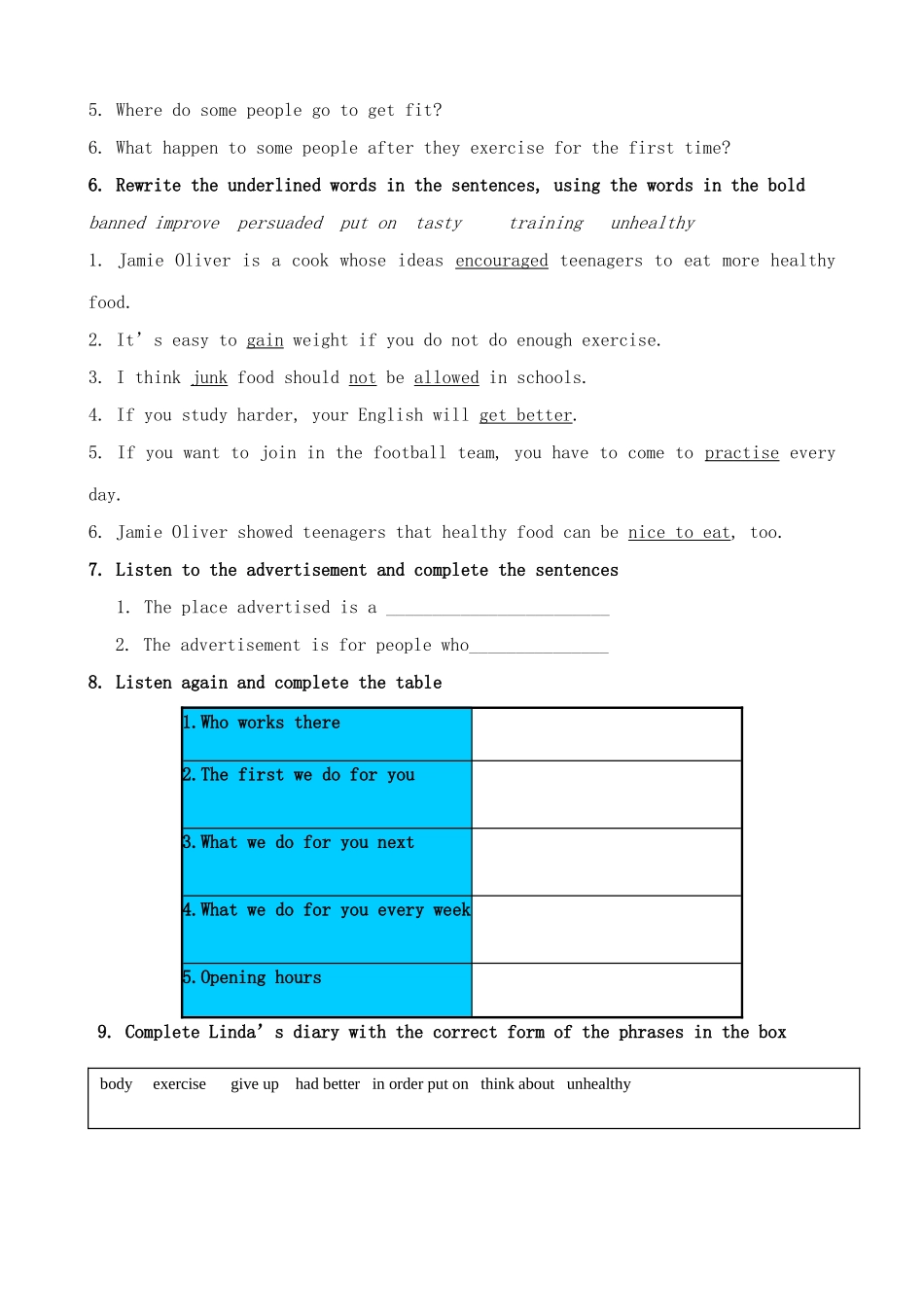 九年级英语上册Module 10 Unit 3 language in use_第3页