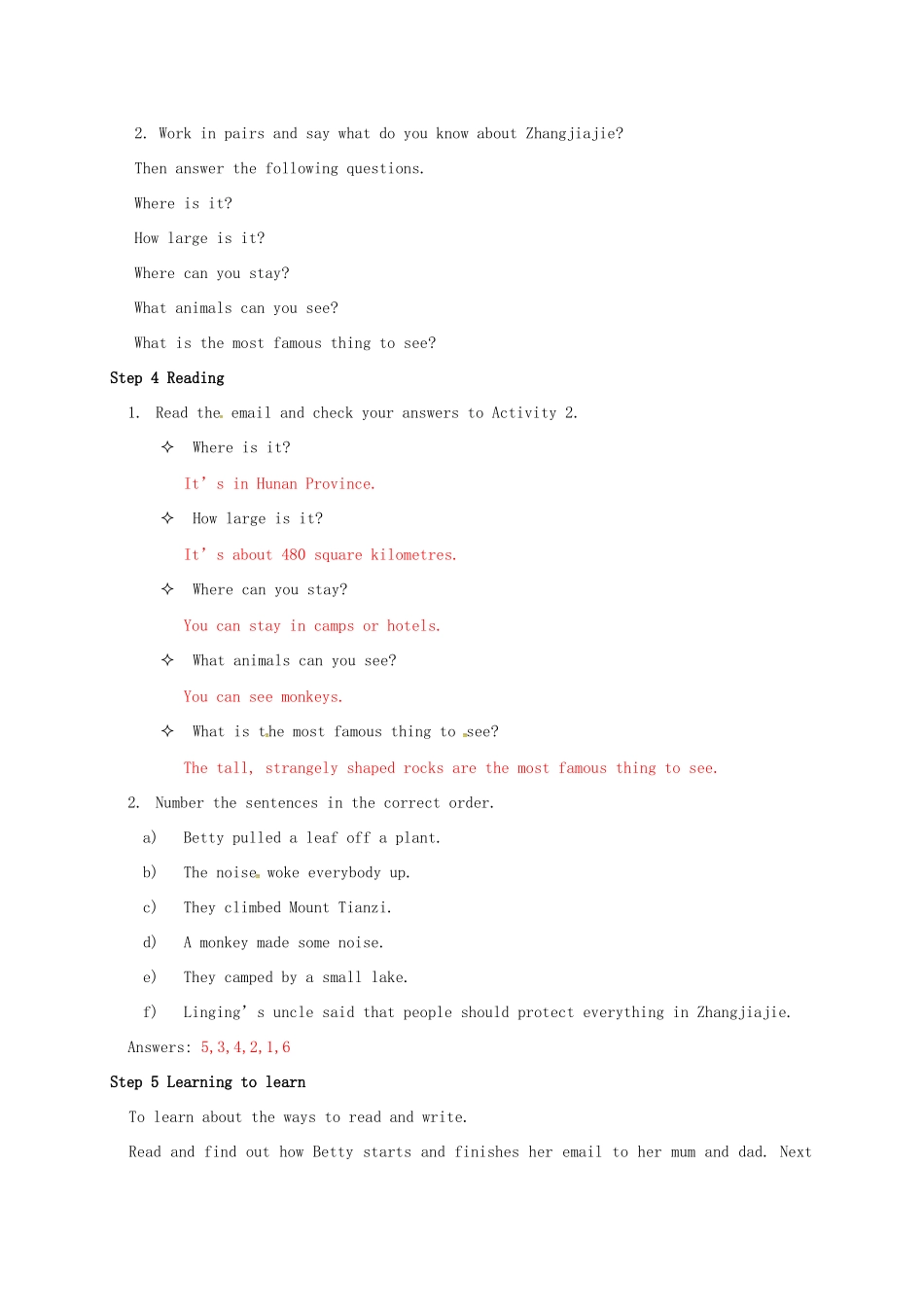 学年八年级英语下册 Module 8 Time off Unit 2 We thought somebody was moving about教案 （新版）外研版-（新版）外研版初中八年级下册英语教案_第2页