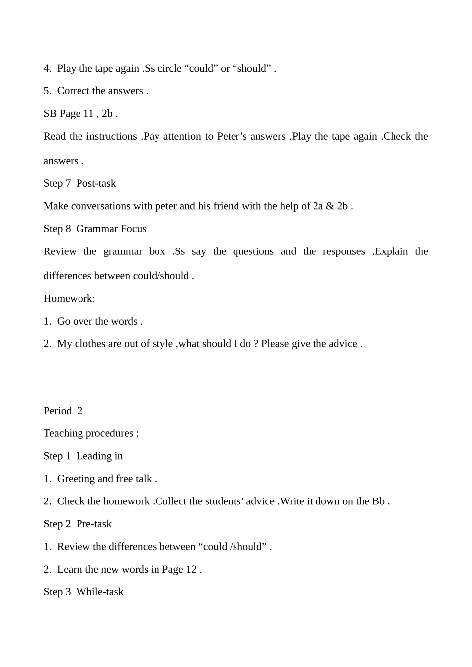 八年级英语Unit2 What should I do 2新人教版_第3页