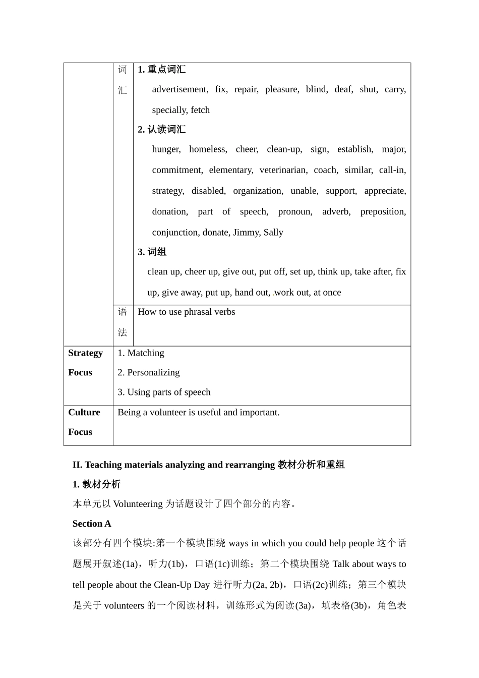 八年级英语下册：Unit 7 I’ll help clean up the city parks教案2鲁教版_第2页