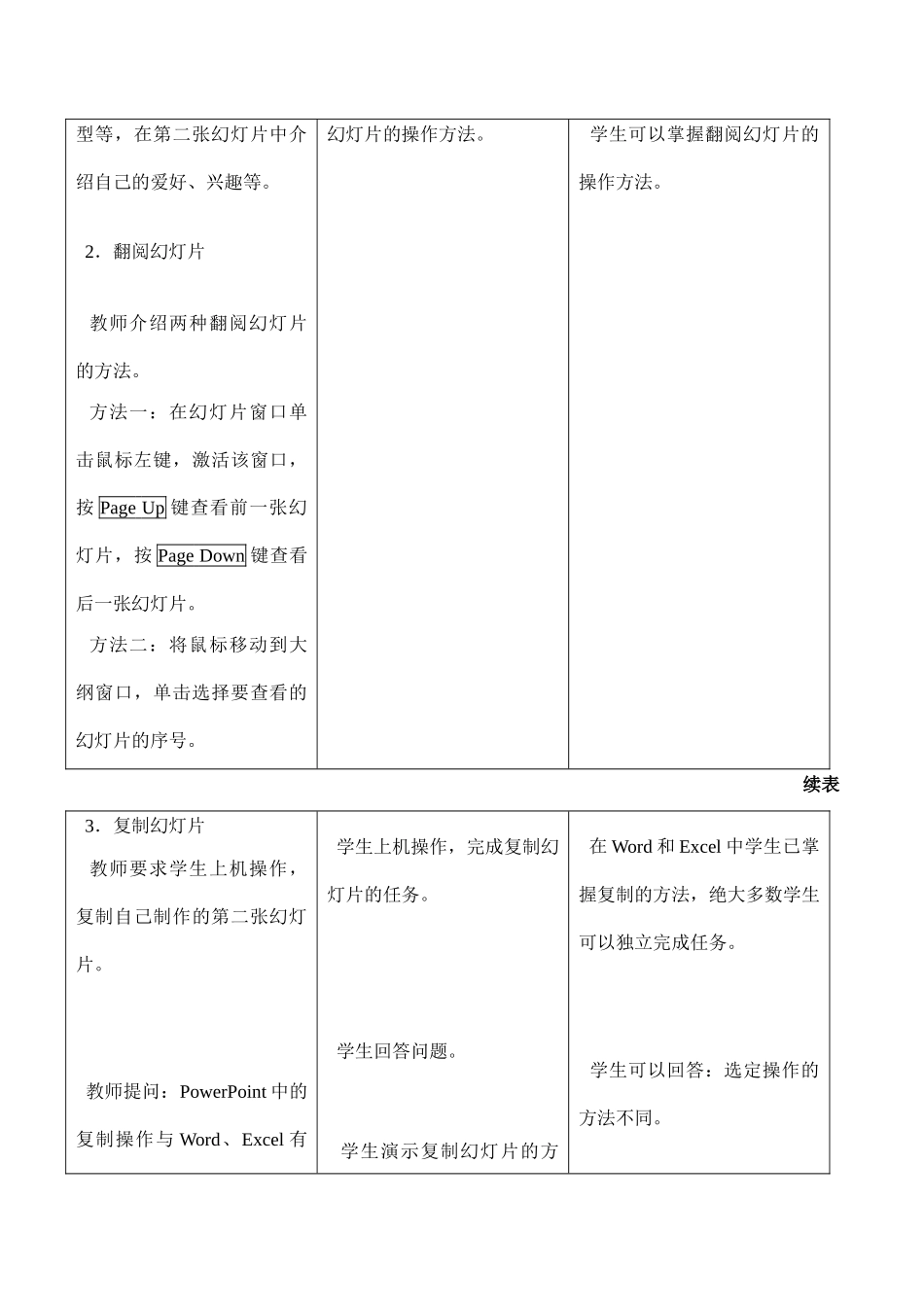 [初中信息技术]八年级 第二十二课 幻灯片的管理_第3页