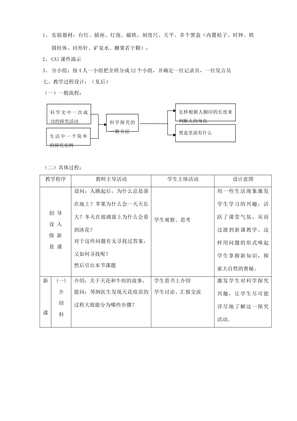 七年级科学上册《科学探究》教案3 浙教版_第2页