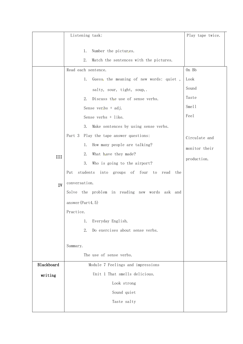 八年级英语上册 Module 7 Unit 1 That smells delicious教案 外研版_第2页