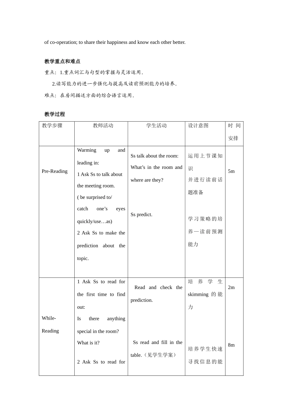 七年级英语下册：Unit 9 My Fancy Room Part Ⅱ教案（北京课改版）_第3页